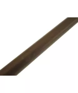 BASTONE IN LEGNO PER TENDE Ø28MM LUNGHEZZA CM 200  - COLORE NOCE.