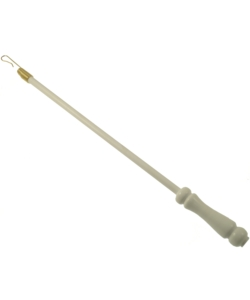 FRUSTA TIRATENDE IN LEGNO 100 CM LACCATO BIANCO.