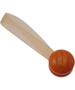 2 MINICLIP IN PLASTICA STRIATA MM24 PER ARRICCIARE/DECORARE LE TENDE - COLORE ARANCIONE.