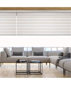 TENDA A RULLO DOPPIA "PLATINUM" LINO, 140X250 CM