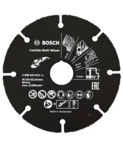 BOSCH DISCO UNIVERSALE 2608623012 IN CARBURO PER SMERIGLIATRICE, 115 MM