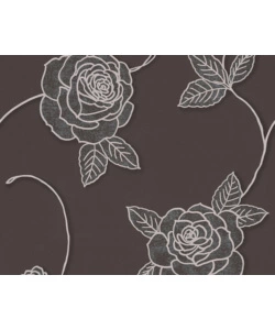 CARTA DA PARATI PARATO ESPANSO TNT FIORE FLOCK TERRA
