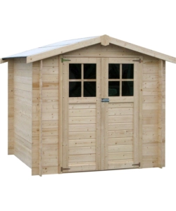 CASETTA IN LEGNO DA GIARDINO DECOR ET JARDIN "MILOVIC" IN ABETE BIANCO NORDICO 230X213X203 CM
