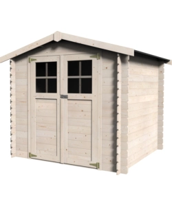 CASETTA IN LEGNO DA GIARDINO DECOR ET JARDIN "MILOVIC" IN ABETE BIANCO NORDICO 230X213X203 CM