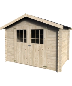 CASETTA IN LEGNO DA GIARDINO DECOR ET JARDIN "FLODOVA" IN ABETE BIANCO NORDICO 317X213X232 CM