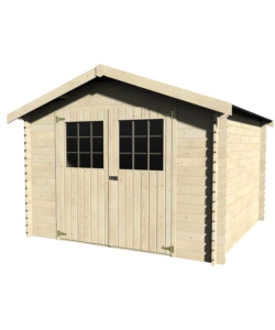 CASETTA IN LEGNO DA GIARDINO DECOR ET JARDIN "FLODOVRAK" IN ABETE BIANCO NORDICO 317X313X232 CM