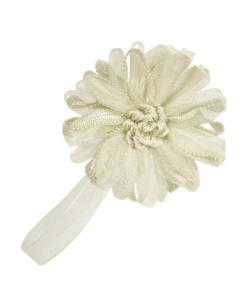 CALAMITA FIORE ORGANZA E NASTRO