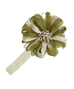 CALAMITA FIORE ORGANZA E NASTRO