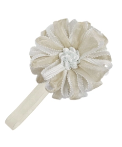 CALAMITA FIORE ORGANZA E NASTRO