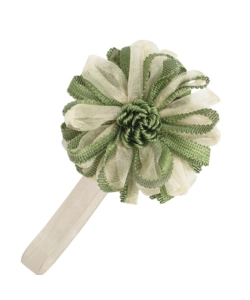 CALAMITA FIORE ORGANZA E NASTRO