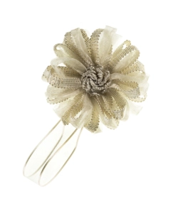 CALAMITA FIORE ORGANZA E NASTRO LX