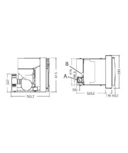 INSERTO A PELLET PUNTO FUOCO "ALESSIO" 8,5 KW