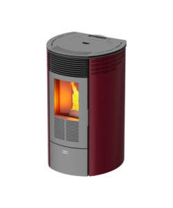 STUFA A PELLET CANADIAN STOVE "COLUMBIA 8" BORDEAUX 6,3 KW