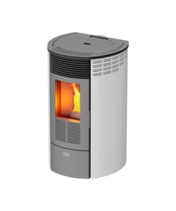 STUFA A PELLET CANADIAN STOVE "COLUMBIA 8" BIANCO 6,3 KW