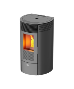 STUFA A PELLET CANADIAN STOVE "COLUMBIA 8" GRIGIO 6,3 KW