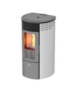 STUFA A PELLET CANADIAN STOVE "COLUMBIA 12" BIANCO 8,7 KW