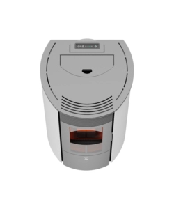 STUFA A PELLET CANADIAN STOVE "COLUMBIA 12" BIANCO 8,7 KW