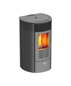 STUFA A PELLET CANADIAN STOVE "COLUMBIA 12" GRIGIO 8,7 KW