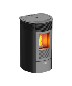 STUFA A PELLET CANADIAN STOVE "COLUMBIA 12" NERO 8,7 KW