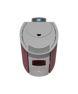 STUFA A PELLET CANALIZZATA CANADIAN STOVE "COLUMBIA 12C" BORDEAUX 8,7 KW