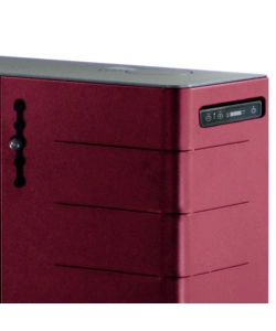 STUFA A PELLET SLIM CANALIZZATA CANADIAN STOVE "SLIM 10C" BORDEAUX 9,01 KW