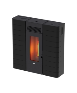 TERMOSTUFA A PELLET SLIM CANADIAN STOVE "SLIM 16" NERO 15 KW
