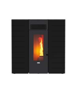 TERMOSTUFA A PELLET SLIM CANADIAN STOVE "SLIM 16" NERO 15 KW