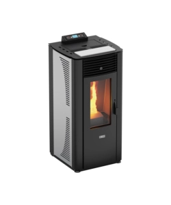 TERMOSTUFA A PELLET CANADIAN STOVE "IDRO 14" BIANCO 13,8 KW