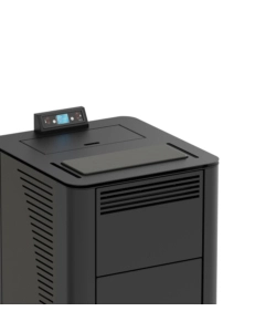TERMOSTUFA A PELLET CANADIAN STOVE "IDRO CERAMIC 20" GRIGIO PUNTINATO 18 KW