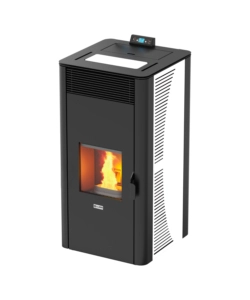 TERMOSTUFA A PELLET CANADIAN STOVE "IDRO CERAMIC 32" BIANCO 30,4 KW