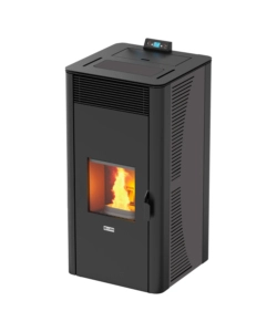 TERMOSTUFA A PELLET CANADIAN STOVE "IDRO CERAMIC 32" GRIGIO PUNTINATO 30,4 KW
