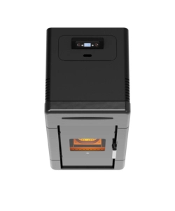 TERMOSTUFA A PELLET CANADIAN STOVE "IDRO CERAMIC 20" NERO 18 KW