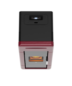 TERMOSTUFA A PELLET CANADIAN STOVE "IDRO CERAMIC 24" BORDEAUX 21,9 KW