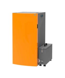 CALDAIA A PELLET CANADIAN STOVE "COMPATTA 34" CON BRUCIATORE AUTOPULENTE E COMPATTATORE CENERI 34 KW