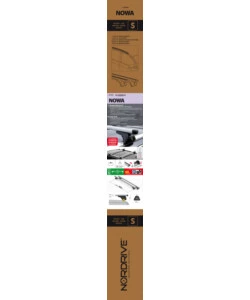 COPPIA BARRE PORTATUTTO IN ALLUMINIO NOWA - S - 108 CM  N15064