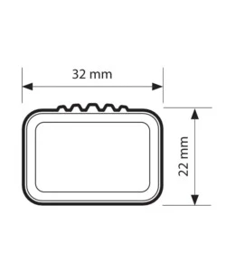 COPPIA BARRE PORTATUTTO IN ACCIAIO SEZIONE QUADRA - L - 127 CM  N15021
