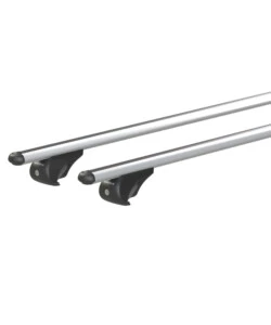 COPPIA BARRE PORTATUTTO IN ALLUMINIO RAIL PRO - L - 127 CM  N15036