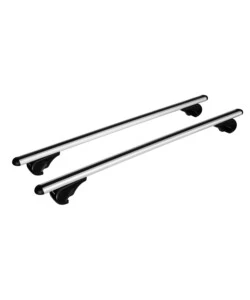 COPPIA BARRE PORTATUTTO IN ALLUMINIO RAIL PRO - L - 127 CM  N15036