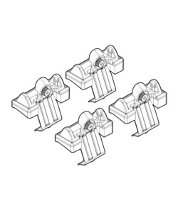 KIT ATTACCHI PER BARRE AUTO PORTATUTTO ALFA 147     10/0003/11  N21017