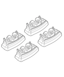 KIT ATTACCHI PER BARRE AUTO PORTATUTTO CITROEN C4    AIRCROSS (NO RAILING  N21155