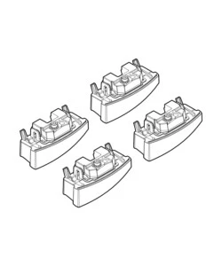 KIT ATTACCHI PER BARRE AUTO PORTATUTTO FIAT PANDA    09/04-  N21109