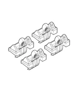 KIT ATTACCHI PER BARRE AUTO PORTATUTTO LANCIA YPSILON  3D 09/03  N21016