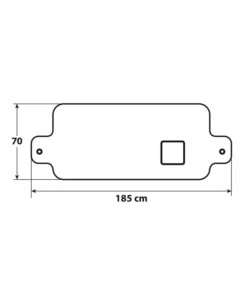 TELO ANTIBRINA PER PARABREZZA LAMPA "NO FROST", 185X70 CM - 66851