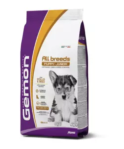 CROCCHETTE PER CANI MONGE "GEMON" CUCCIOLO DI TUTTE LE TAGLIE CON POLLO 15 KG