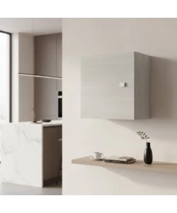 PENSILE CUBO ROVERE BIANCO 45x45x15,5 CM