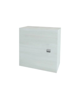 PENSILE CUBO ROVERE BIANCO 45x45x15,5 CM