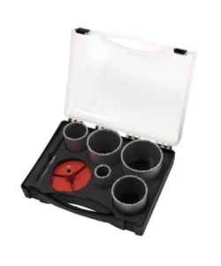 SET VALIGETTA 5 SEGHE A TAZZA DIAMANTATA RIBIMEX "PRSCDX5/M" Ø 33 53 67 73 83