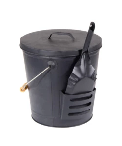 SET SECCHIO CON PALETTA PER RACCOLTA CENERE DA 21 LT CON MANICO