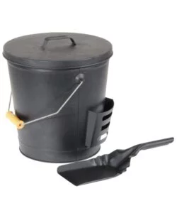 SET SECCHIO CON PALETTA PER RACCOLTA CENERE DA 21 LT CON MANICO