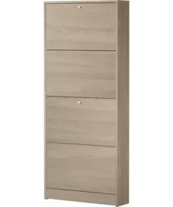 SCARPIERA OLMO CON 4 ANTE, 62X148X18 CM